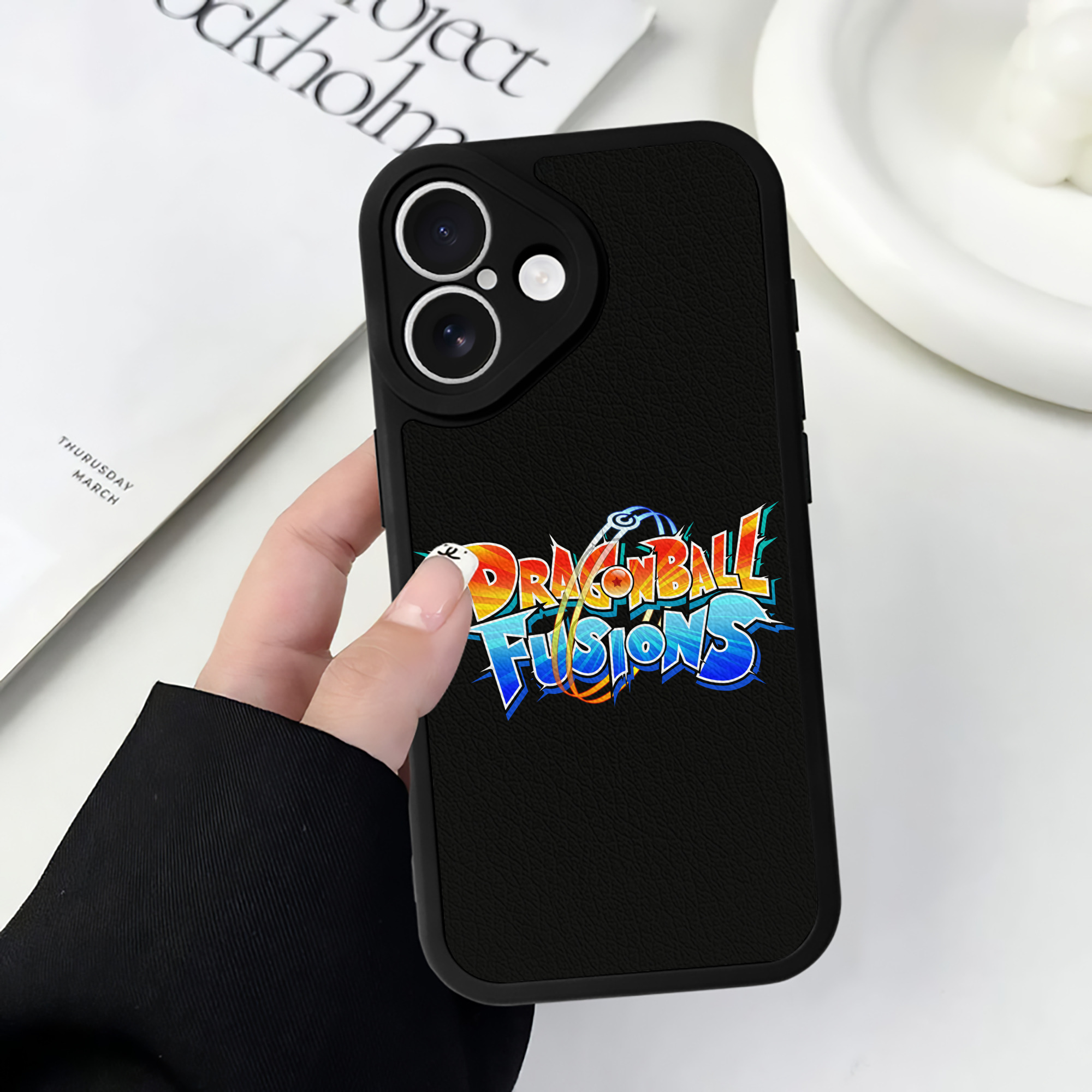 （画像用） ドラゴンボール DRAGON BALL 【iPhone 16シリーズ対応】シリコンスマホケース（レザー調） 材質：シリコン